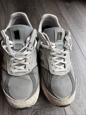 New Balance Men's Sneakers in Gray and Light Gray 12 EE